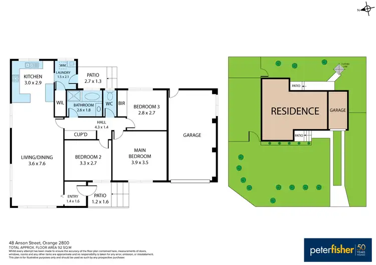 Floorplan of Homely house listing, 48 Anson Street, Orange NSW 2800