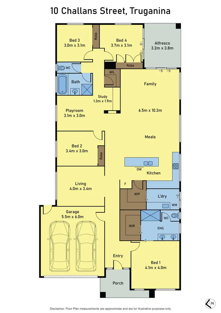 Floorplan of Homely house listing, 10 Challans Street, Truganina VIC 3029