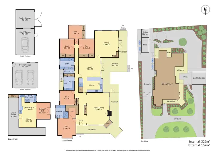 Floorplan of Homely house listing, 34 Olive Grove, Boronia VIC 3155