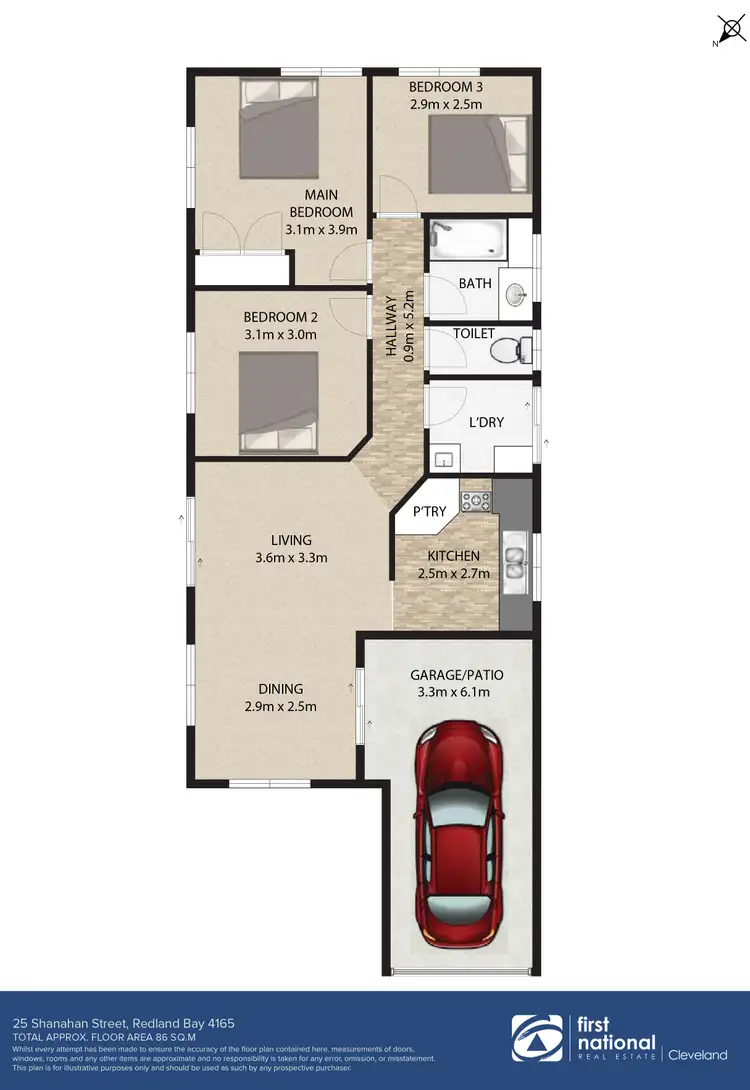Floorplan of Homely house listing, 25 Shanahan Street, Redland Bay QLD 4165