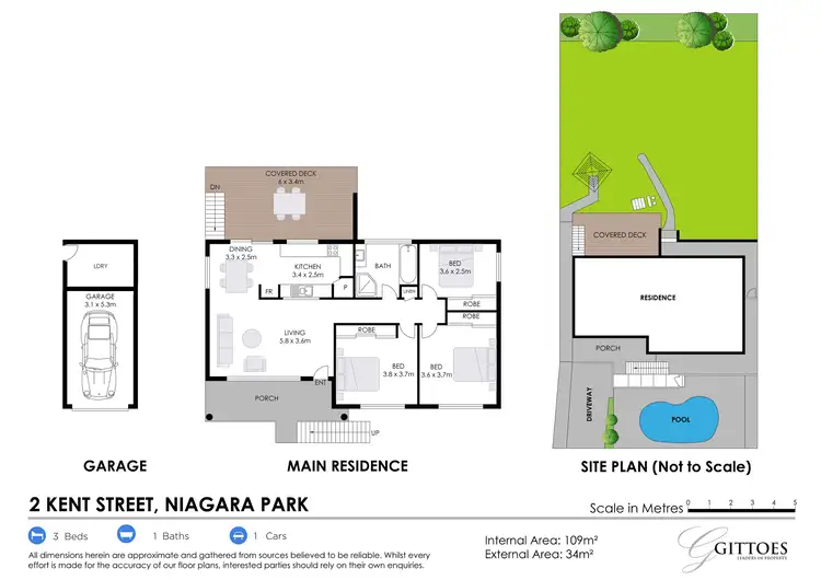 Floorplan of Homely house listing, 2 Kent Street, Niagara Park NSW 2250