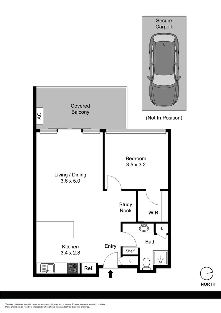 Floorplan of Homely apartment listing, 611/135-137 Pacific Highway, Hornsby NSW 2077