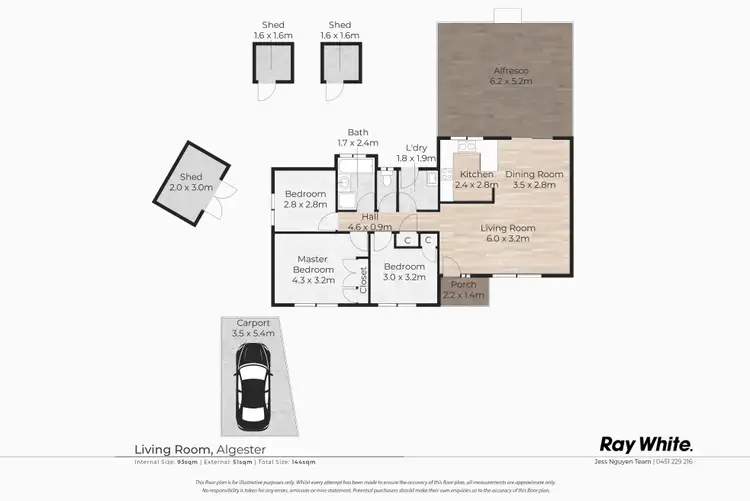Floorplan of Homely house listing, 54 Owenia Street, Algester QLD 4115