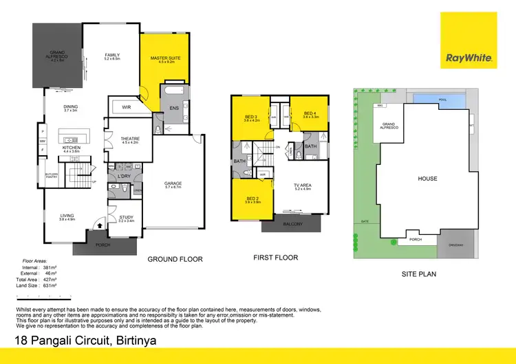 Floorplan of Homely house listing, 18 Pangali Circuit, Birtinya QLD 4575
