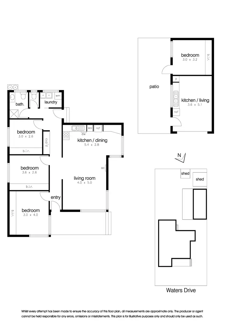 Floorplan of Homely house listing, 20 Waters Drive, Seaholme VIC 3018