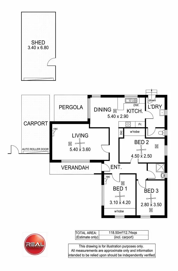 Floorplan of Homely house listing, 25 Thorne Crescent, Mitchell Park SA 5043