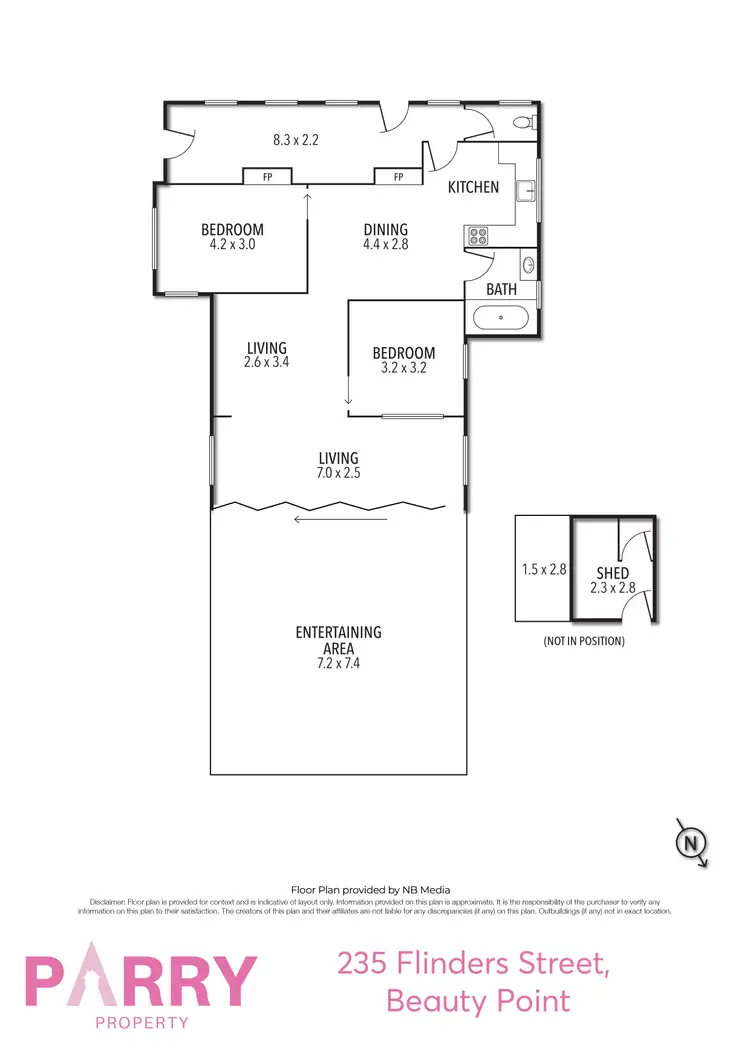 Floorplan of Homely house listing, 235 Flinders Street, Beauty Point TAS 7270