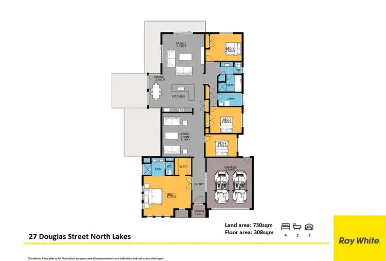 Floorplan of Homely house listing, 27 Douglas Cct, North Lakes QLD 4509