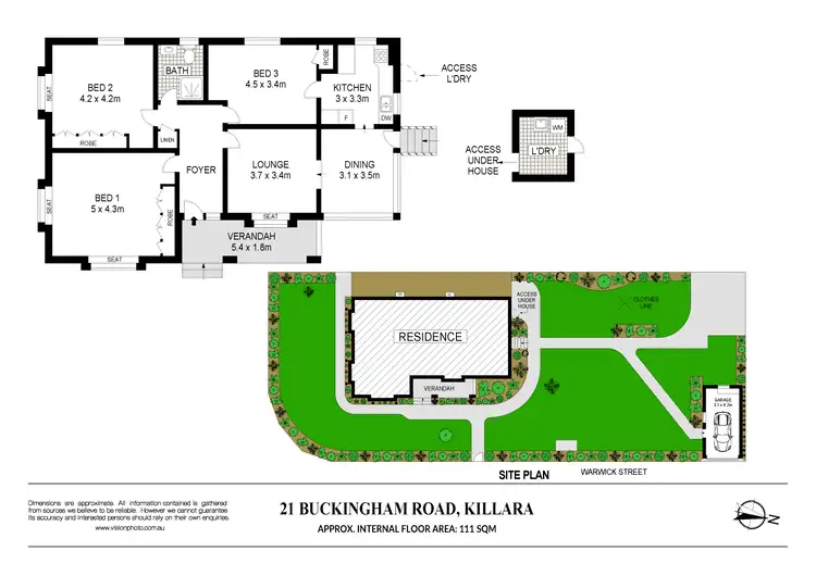 Floorplan of Homely house listing, 21 Buckingham Road, Killara NSW 2071