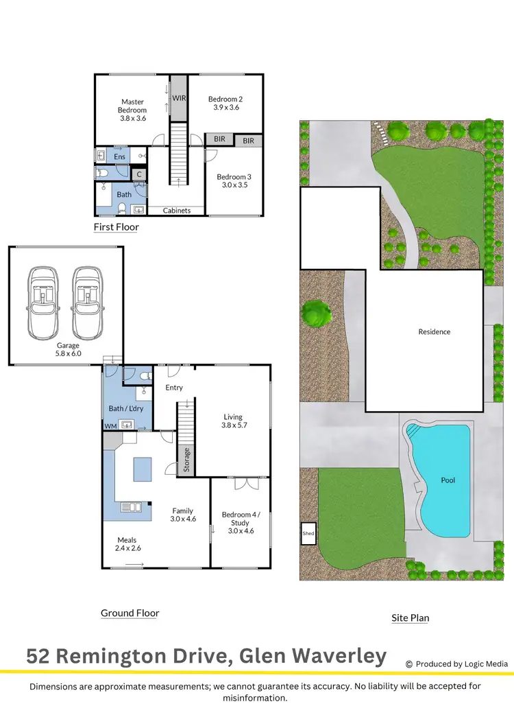 Floorplan of Homely house listing, 52 Remington Drive, Glen Waverley VIC 3150