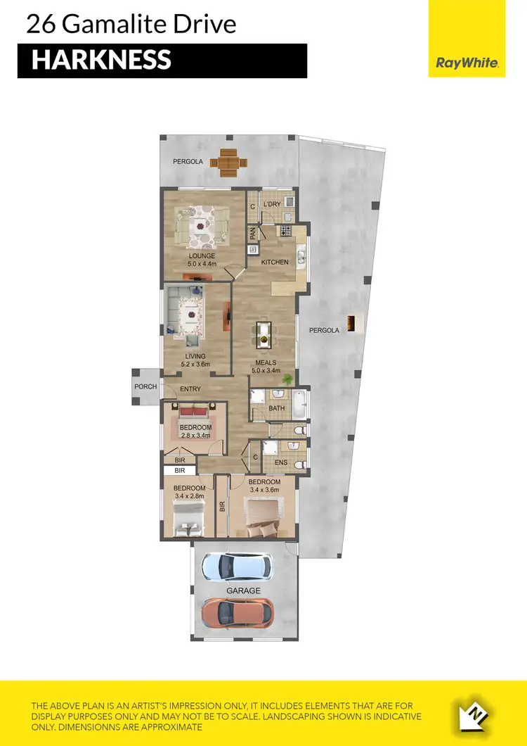 Floorplan of Homely house listing, 26 Gamalite Drive, Melton West VIC 3337