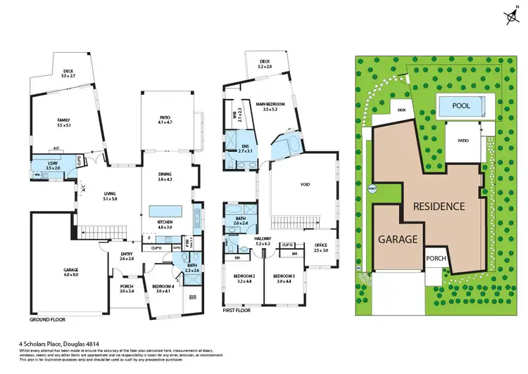 Floorplan of Homely house listing, 4 Scholars Place, Douglas QLD 4814