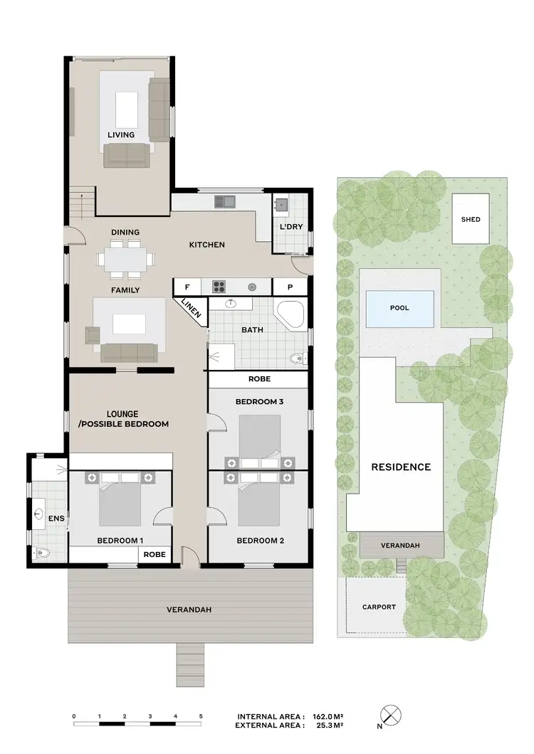 Floorplan of Homely house listing, 5A Potts Street, Belgian Gardens QLD 4810