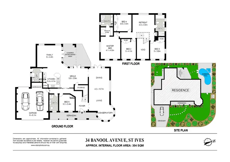 Floorplan of Homely house listing, 34 Banool Avenue, St Ives NSW 2075