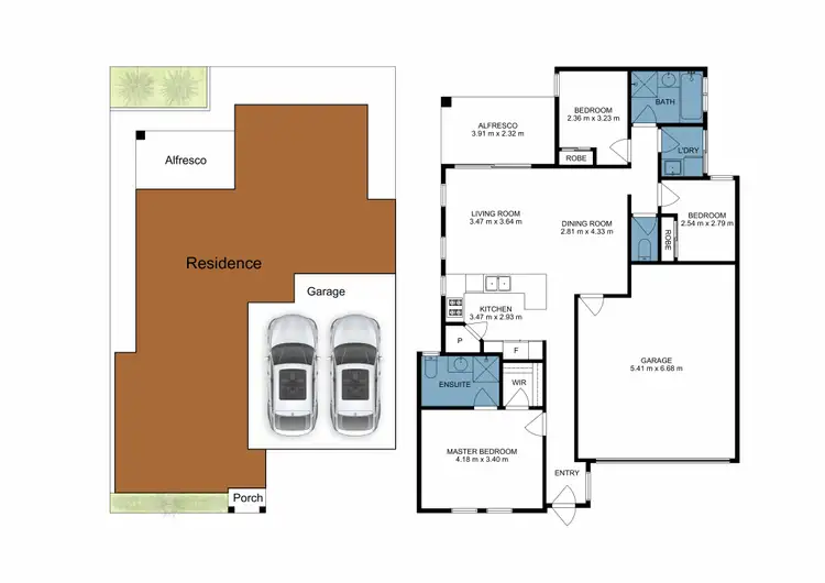 Floorplan of Homely apartment listing, 7/17-21 Third Avenue, Kelmscott WA 6111