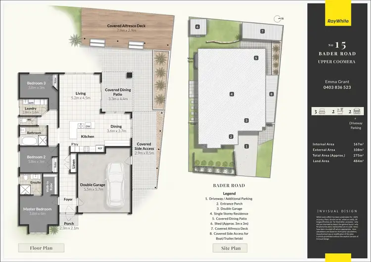 Floorplan of Homely house listing, 15 Bader Road, Upper Coomera QLD 4209