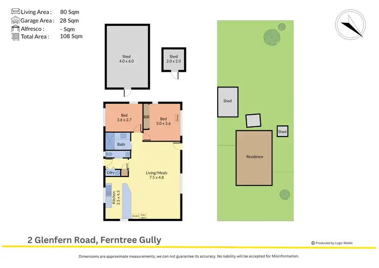 Floorplan of Homely house listing, 2 Glenfern Road, Ferntree Gully VIC 3156