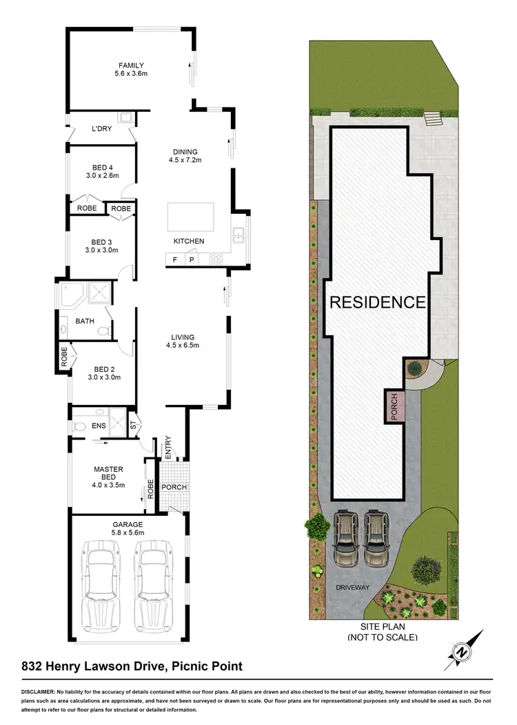 Floorplan of Homely house listing, 832 Henry Lawson Drive, Picnic Point NSW 2213