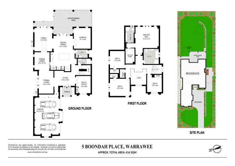 Floorplan of Homely house listing, 5 Boondah Place, Warrawee NSW 2074