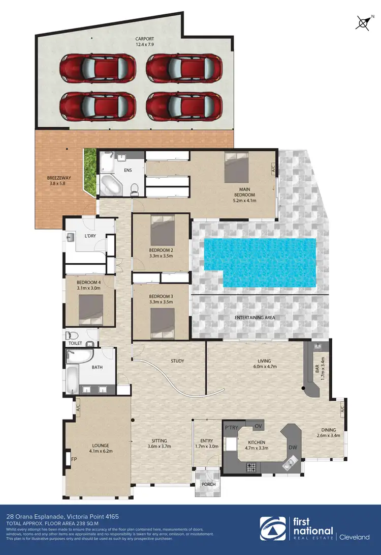 Floorplan of Homely house listing, 28 Orana Esplanade, Victoria Point QLD 4165