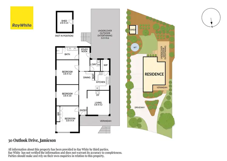 Floorplan of Homely house listing, 30 Outlook Drive, Jamieson VIC 3723