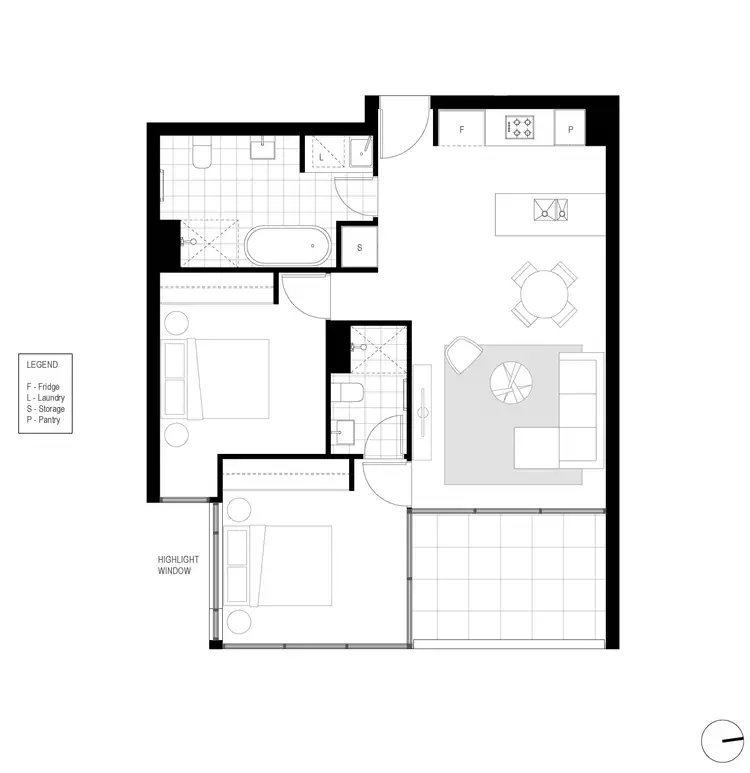 Floorplan of Homely house listing, 603/349 Northbourne Avenue, Lyneham ACT 2602