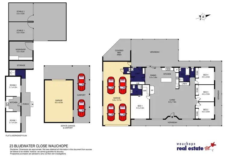Floorplan of Homely rural property listing, 23 Bluewater Close, Wauchope NSW 2446