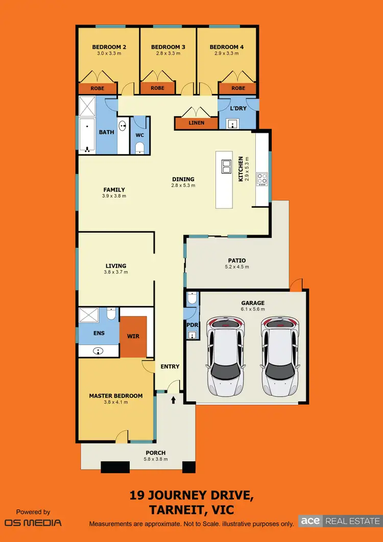 Floorplan of Homely house listing, 19 Journey Drive, Tarneit VIC 3029