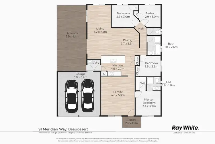 Floorplan of Homely house listing, 91 Meridian Way, Beaudesert QLD 4285