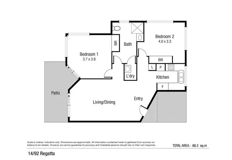 Floorplan of Homely apartment listing, 14/92 Regatta Crescent, Douglas QLD 4814
