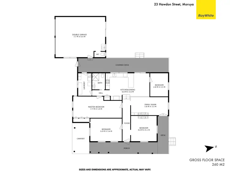 Floorplan of Homely house listing, 23 Hawdon Street, Moruya NSW 2537