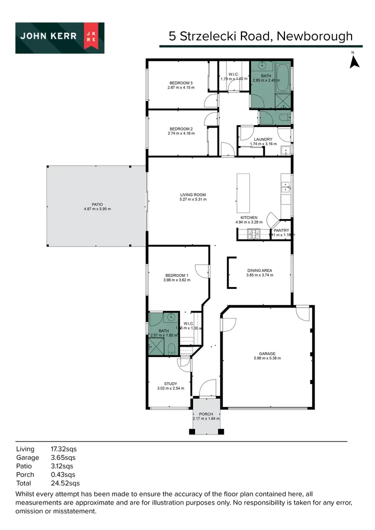 Floorplan of Homely house listing, 5 Strzelecki Road, Newborough VIC 3825