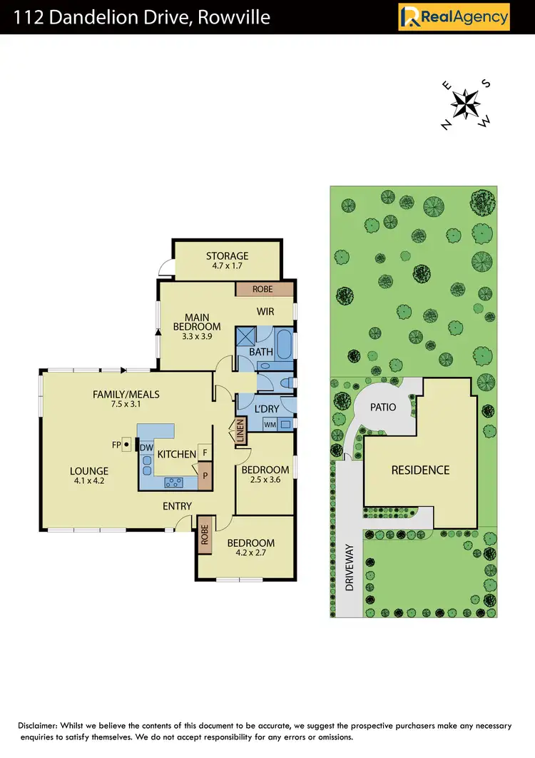 Floorplan of Homely house listing, 112 Dandelion Drive, Rowville VIC 3178