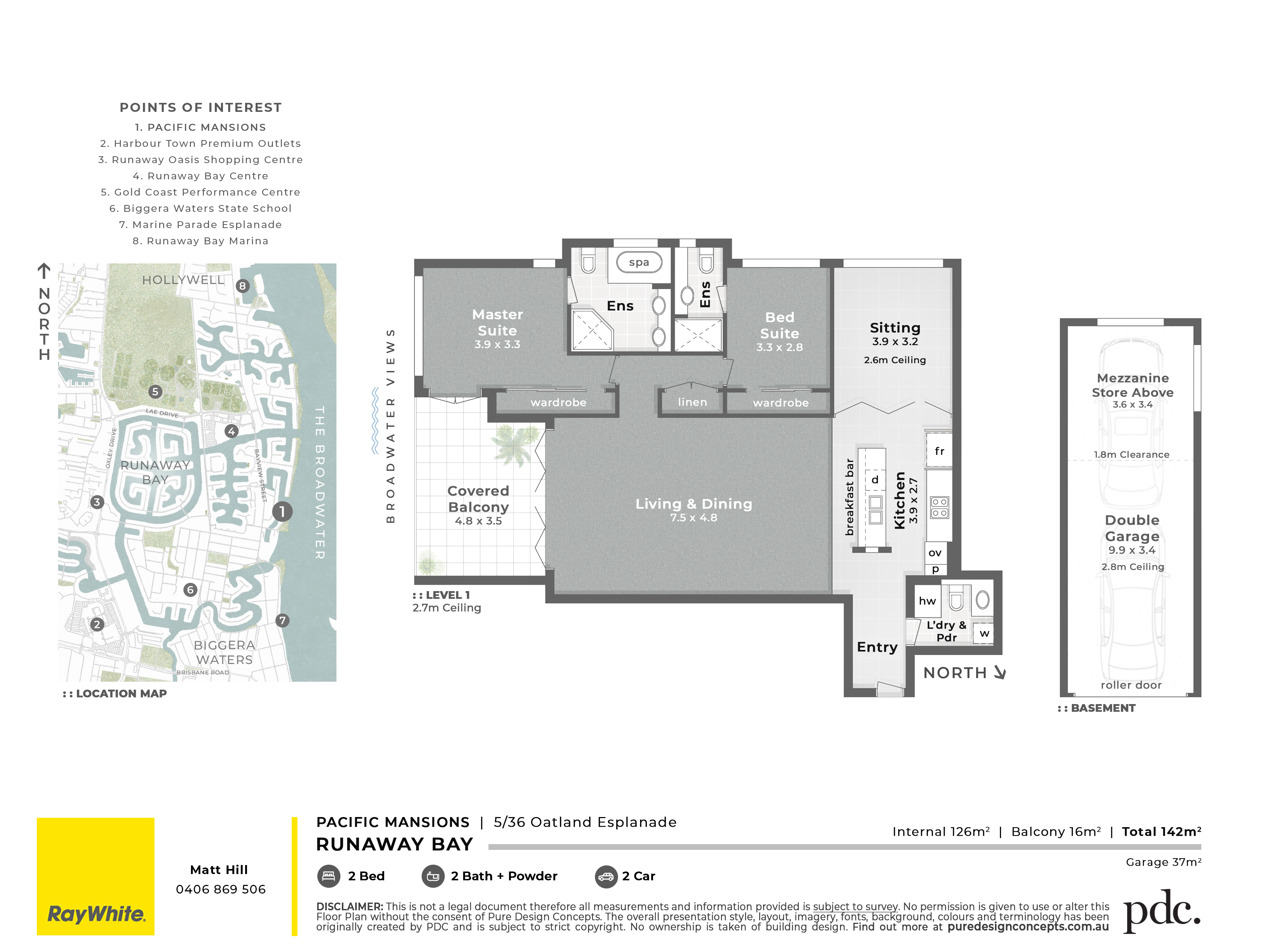 Floorplan of Homely apartment listing, 5/36 Oatland Esplanade, Runaway Bay QLD 4216