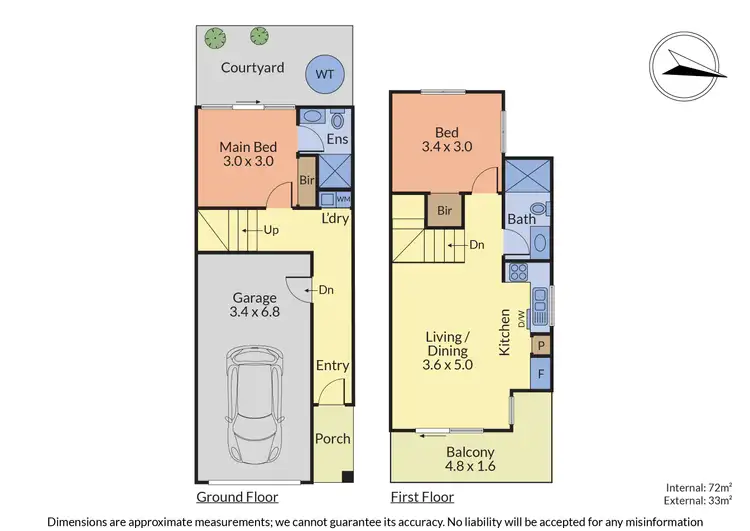 Floorplan of Homely townhouse listing, 3/3-5 Alwyn Street, Bayswater VIC 3153