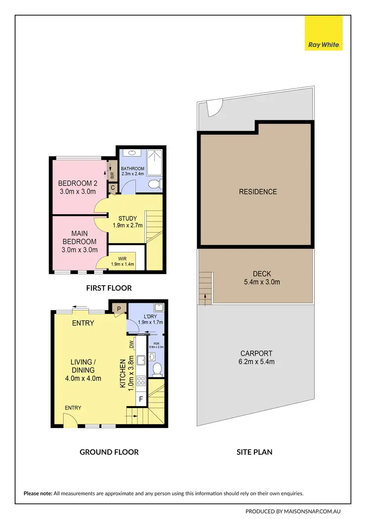 Floorplan of Homely townhouse listing, 13/80 Enterprise Drive, Bundoora VIC 3083