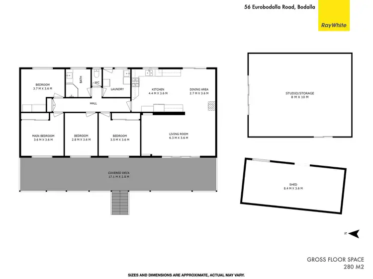Floorplan of Homely house listing, 56 Eurobodalla Road, Bodalla NSW 2545
