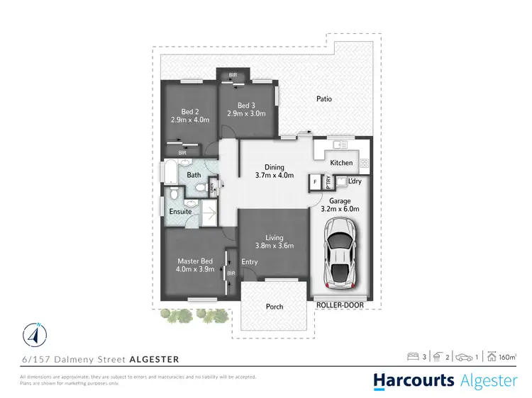 Floorplan of Homely townhouse listing, 6/157 Dalmeny Street, Algester QLD 4115