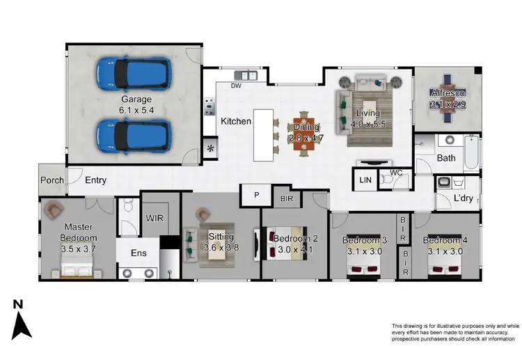 Floorplan of Homely house listing, 4 Backman Road, Clyde VIC 3978
