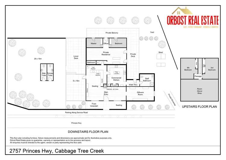 Floorplan of Homely house listing, 2757 Princes Highway, Cabbage Tree Creek VIC 3889