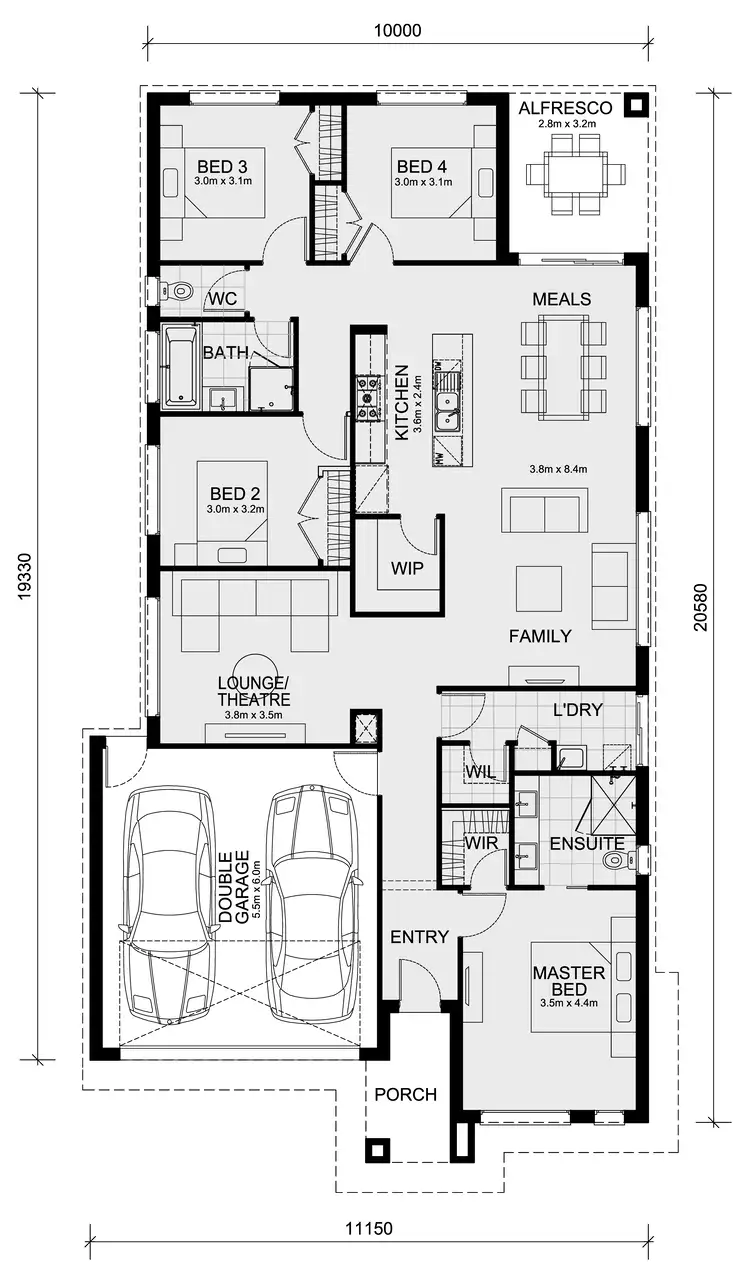 Floorplan of Homely house listing, LOT 5115 The Grove Estate, Tarneit VIC 3029