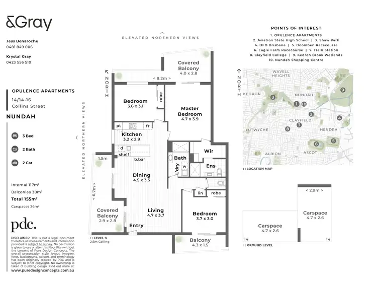 Floorplan of Homely apartment listing, 14/14-16 Collins Street, Nundah QLD 4012