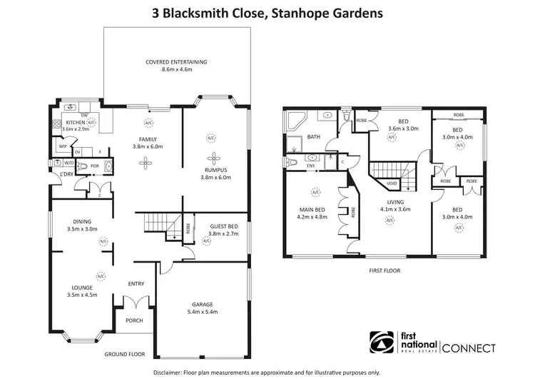 Floorplan of Homely house listing, 3 Blacksmith Close, Stanhope Gardens NSW 2768