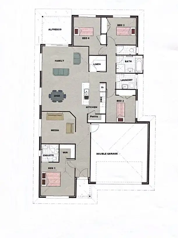 Floorplan of Homely house listing, 41 Scribbly Gum Circuit, Peregian Springs QLD 4573