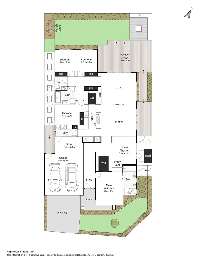 Floorplan of Homely house listing, 10 Whitfords Drive, Armstrong Creek VIC 3217