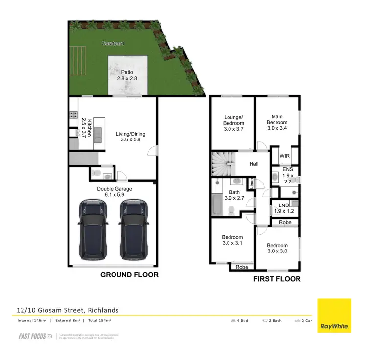 Floorplan of Homely townhouse listing, 12/10 Giosam Street, Richlands QLD 4077