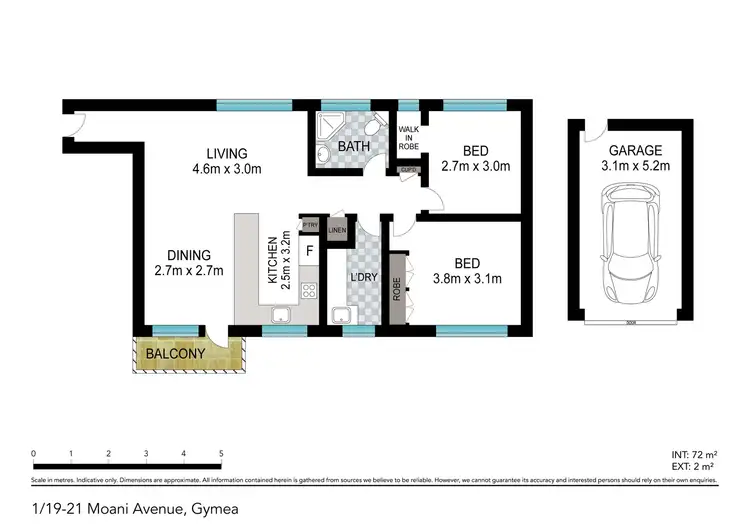 Floorplan of Homely apartment listing, 1/19-21 Moani Avenue, Gymea NSW 2227