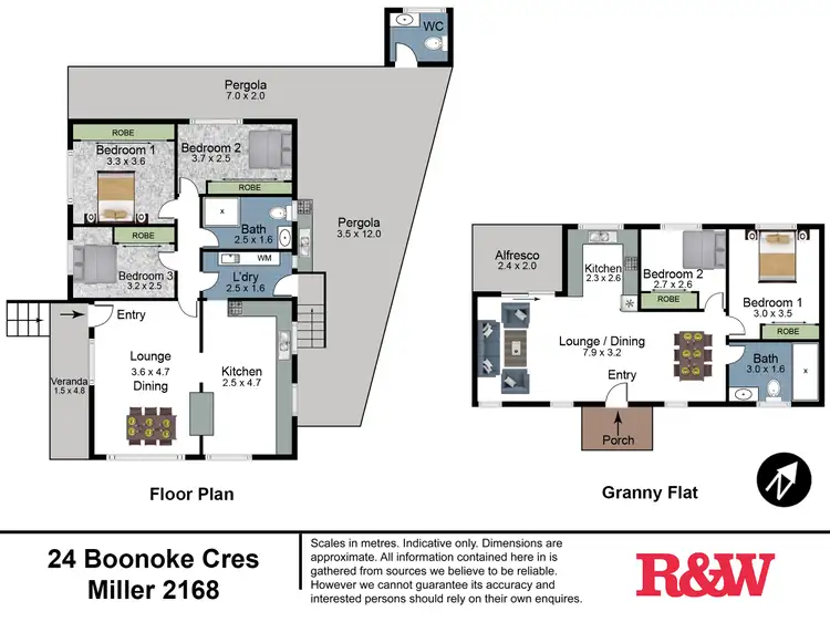 Floorplan of Homely house listing, 24 Boonoke Crescent, Miller NSW 2168