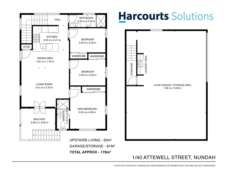 Floorplan of Homely townhouse listing, 1/40 Attewell Street, Nundah QLD 4012
