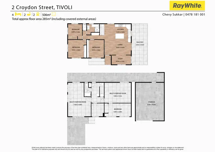 Floorplan of Homely house listing, 2 Croydon Street, Tivoli QLD 4305
